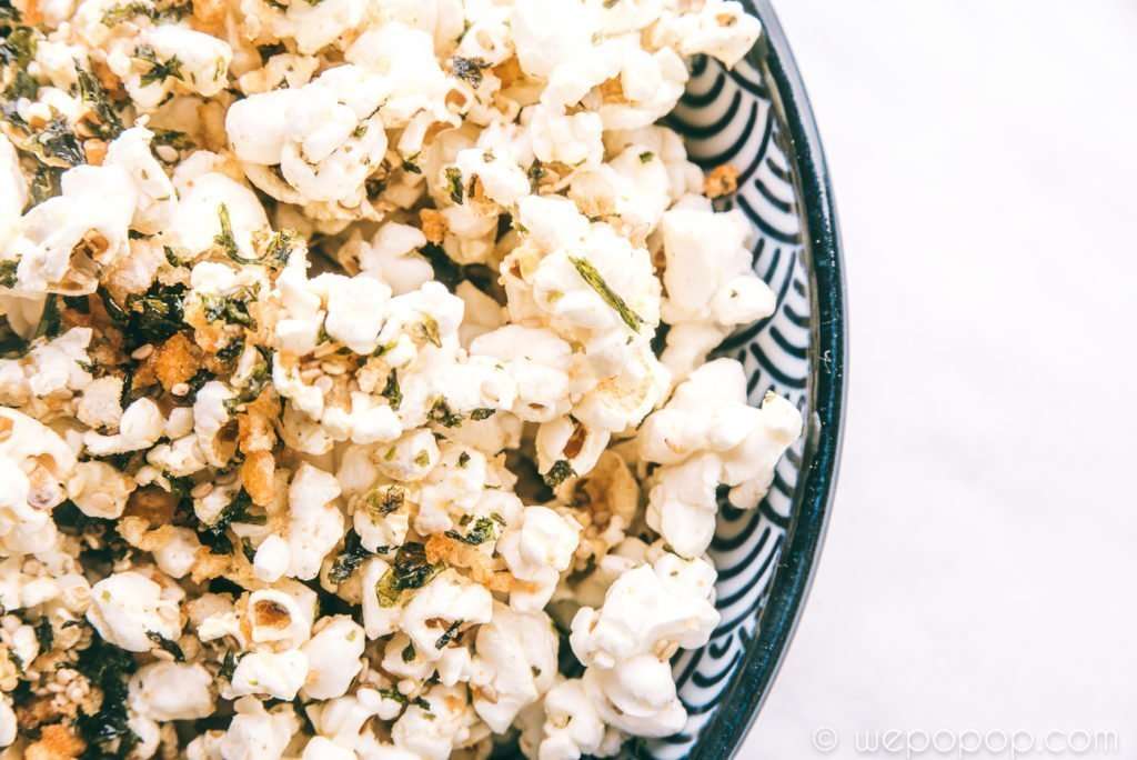 Hurricane-popcorn i en skål