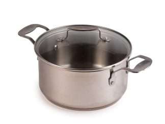 Tefal Rostfri Gryta 20 cm 3L Det här är en bra popcornkastrull från Tefals som det är lätt att poppa popcorn i. Tillsammans med WePoPoP:s instruktion för perfekta popcorn så kommer du få ett utmärkt resultat varje gång. Det är en 3-liters kastrull i rostfritt stål av hög kvalité med glaslock. Kastrullen: Har tjock botten, vilket ger en jämn temperatur över hela kastrullbotten. Har bra värmeledningsförmåga vilket ger bra temperaturkontroll. Tål att diskas i diskmaskin. Passar för induktionsspisar.